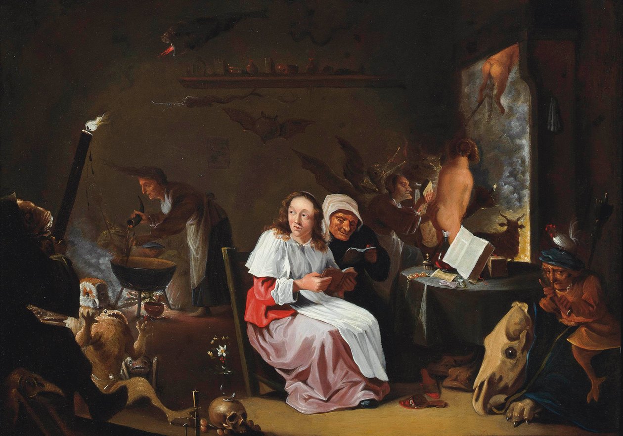 Noitien sapatti tekijältä After David Teniers the Younger
