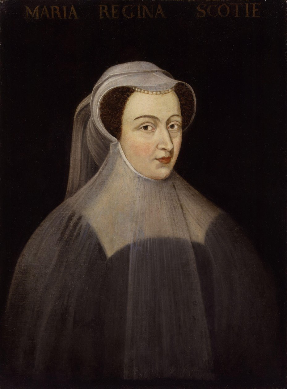 Maria, Skotlannin kuningatar (kopio vuoden 1560 alkuperäiskappaleen mukaan). tekijältä After François Clouet