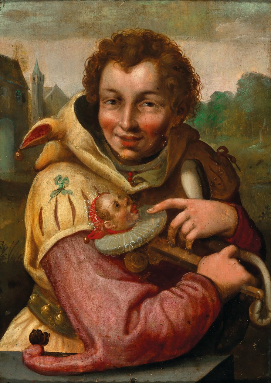 Narri ja marotte Goltziuksen mukaan tekijältä after Hendrik Goltzius