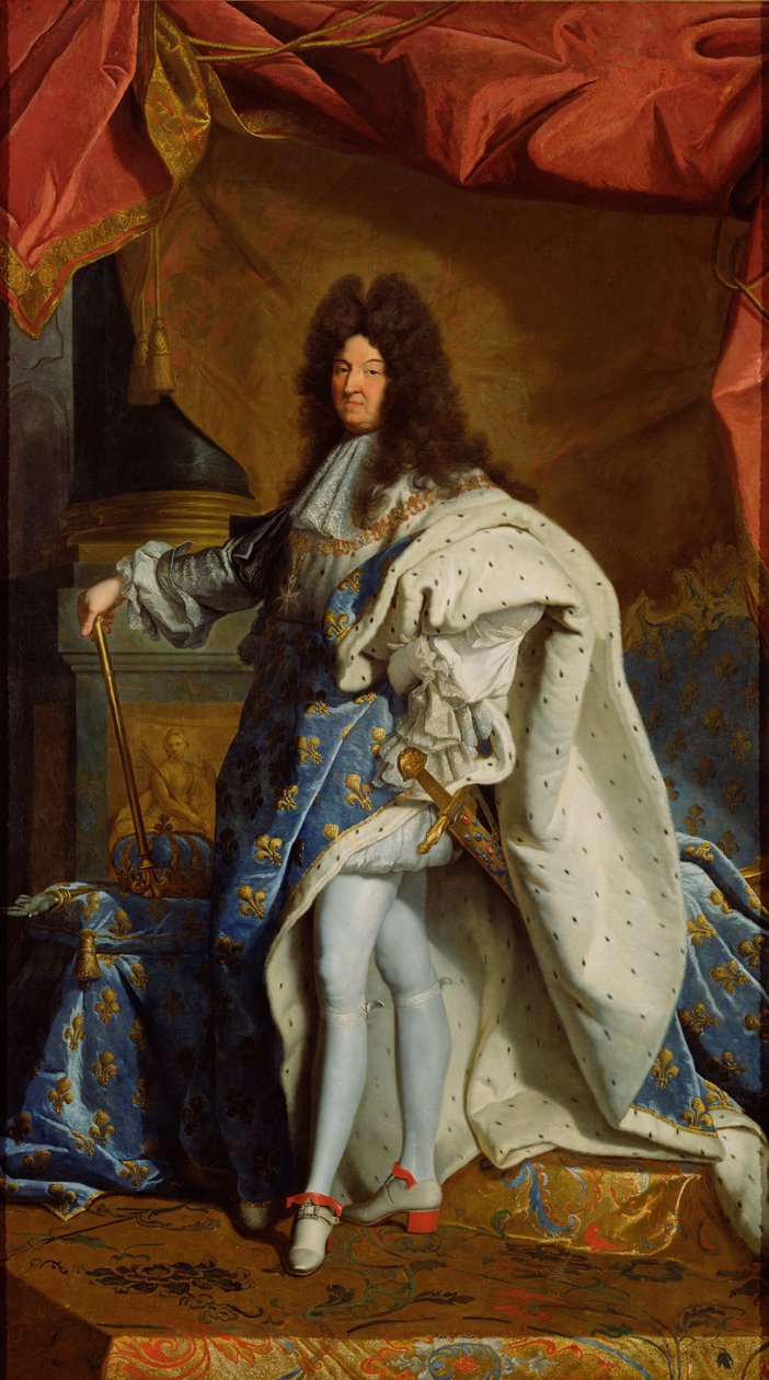 Ludvig XIV: n muotokuva tekijältä After Hyacinthe Rigaud