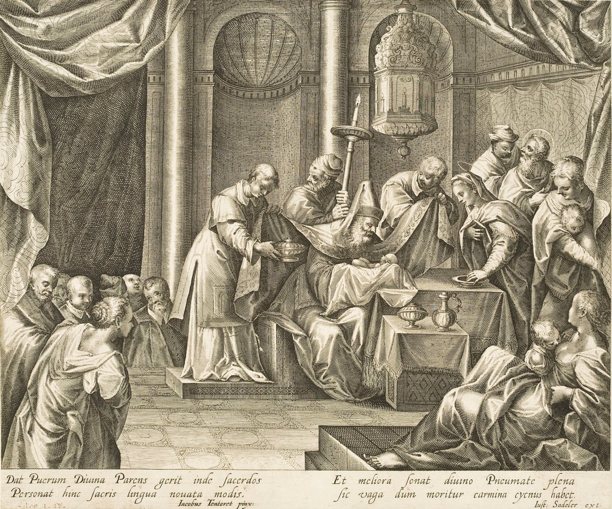 Kristuksen ympärileikkaus tekijältä after Jacopo Tintoretto