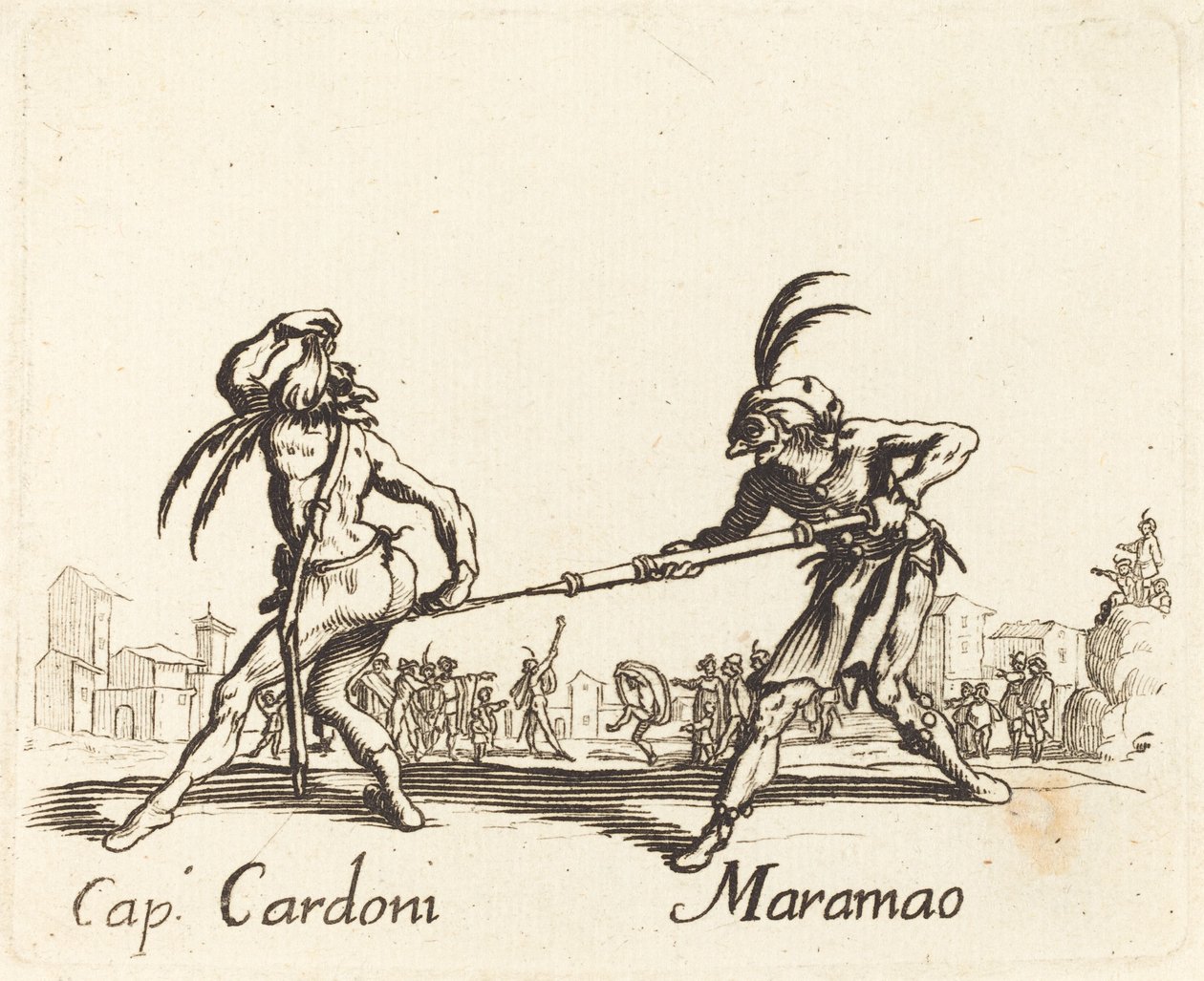 luku. Cardoni ja Maramao tekijältä After Jacques Callot