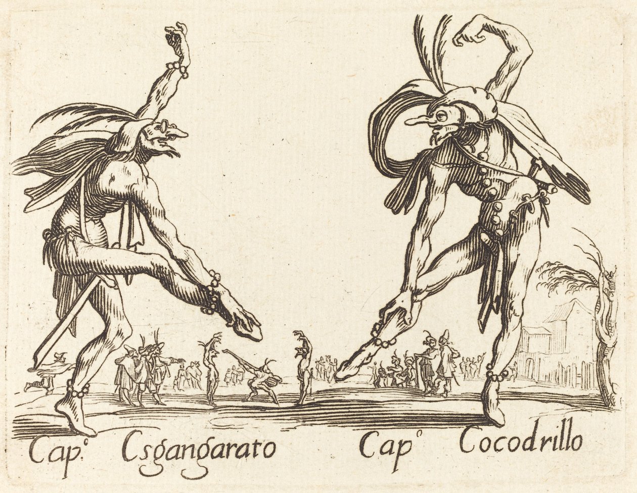 ei mitään Sgangherato ja Cap. krokotiili tekijältä After Jacques Callot