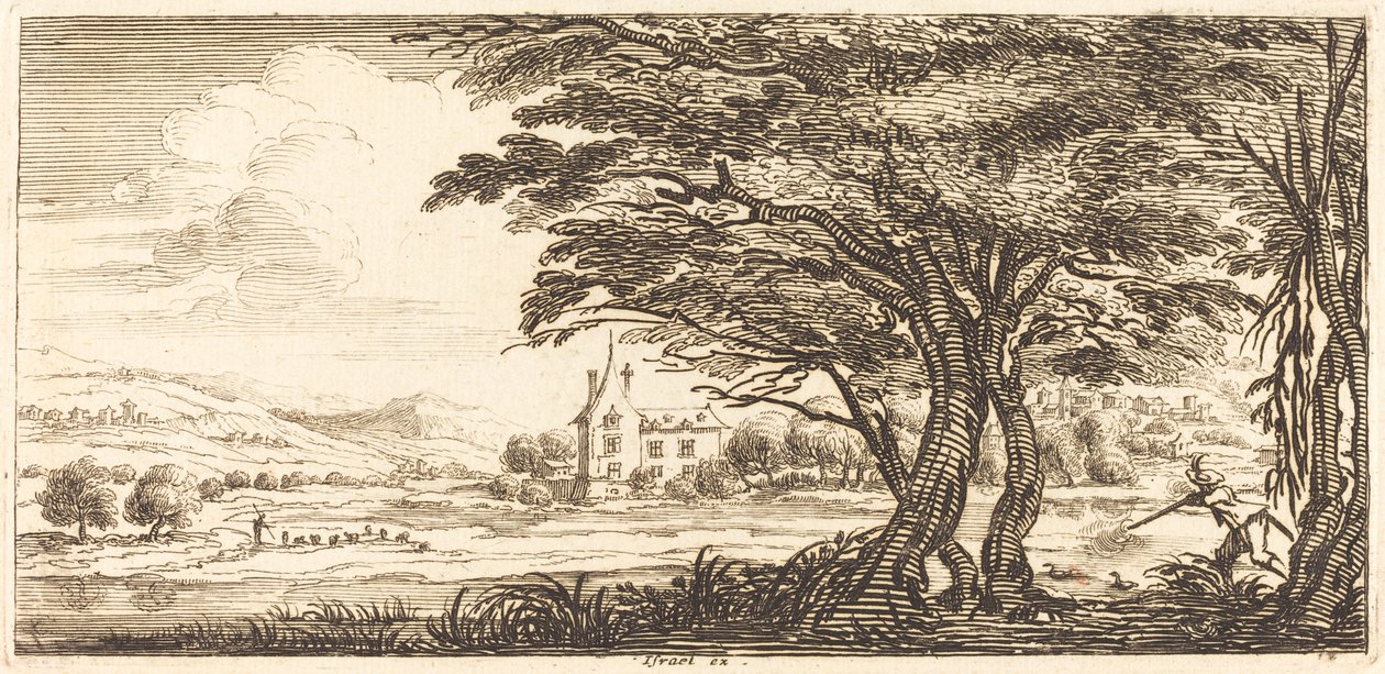 Maisema tekijältä After Jacques Callot