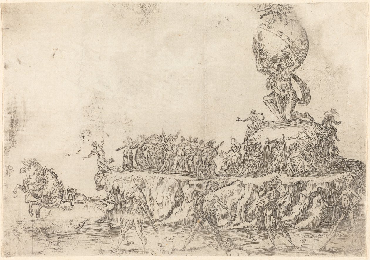 Auringon Float tekijältä After Jacques Callot