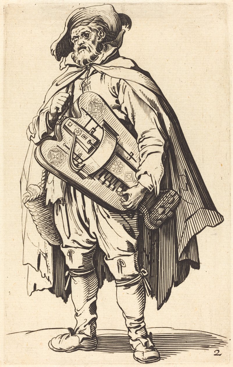 Hurdy-Gurdy Player tekijältä After Jacques Callot