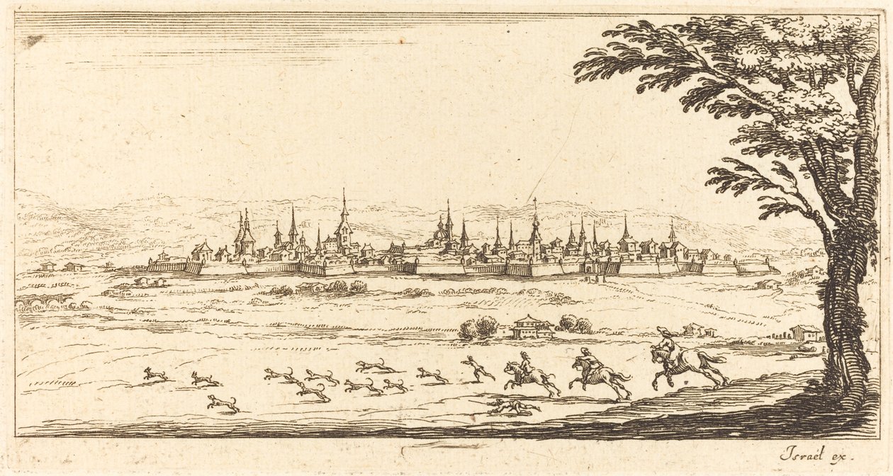 Näkymä Nancysta tekijältä After Jacques Callot