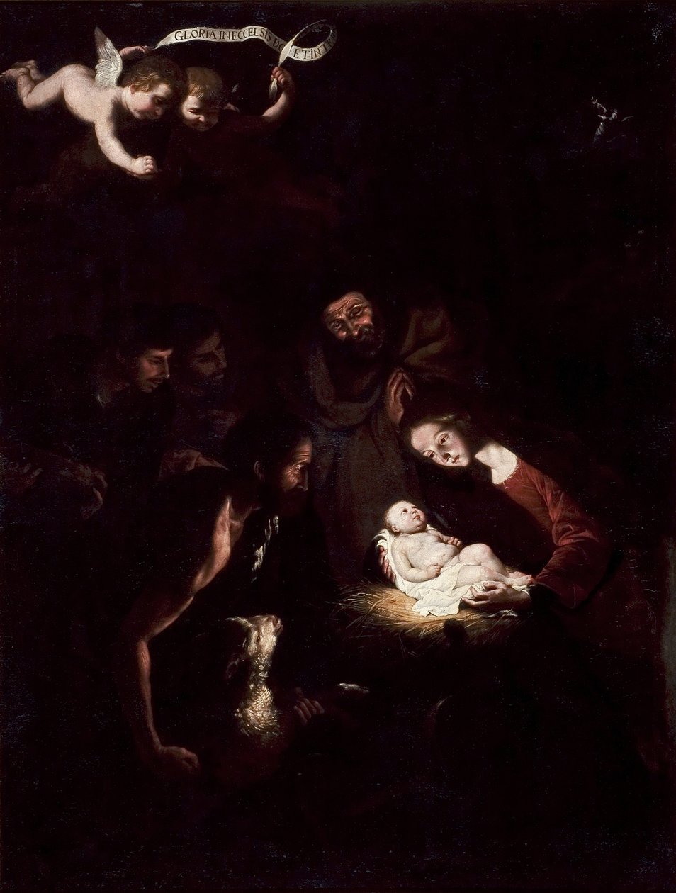 Paimenten jumalanpalvelus tekijältä after Jusepe de Ribera