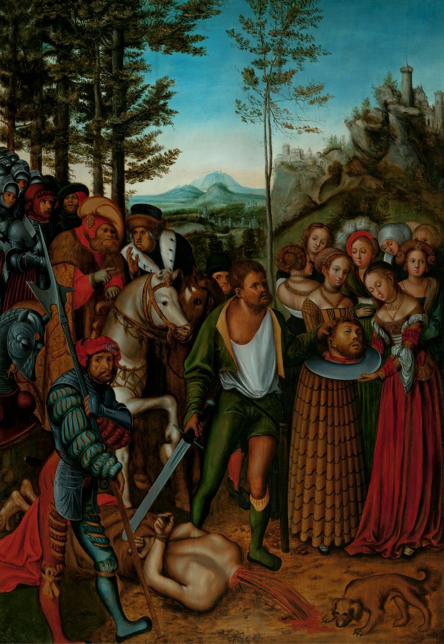 Johannes Kastajan mestaaminen tekijältä after Lucas Cranach the Elder