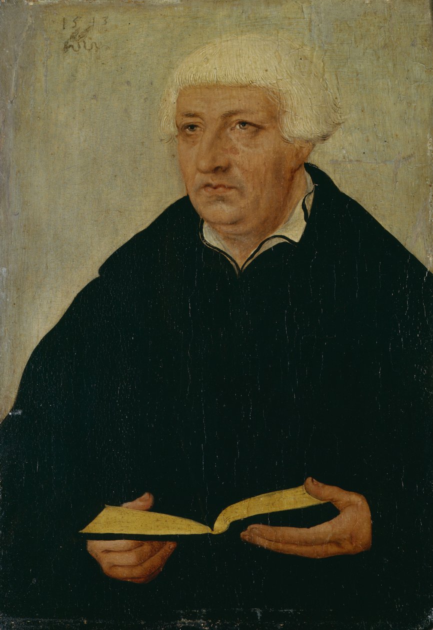 Johannes Bugenhagenin muotokuva (1485 - 1558) tekijältä after Lucas Cranach the Elder