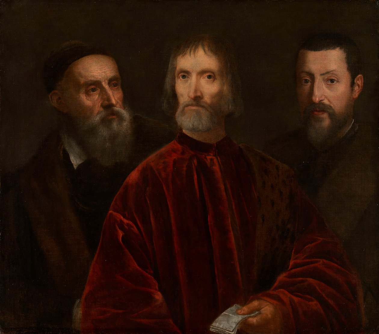 Tizian ja hänen ystävänsä tekijältä after Titian