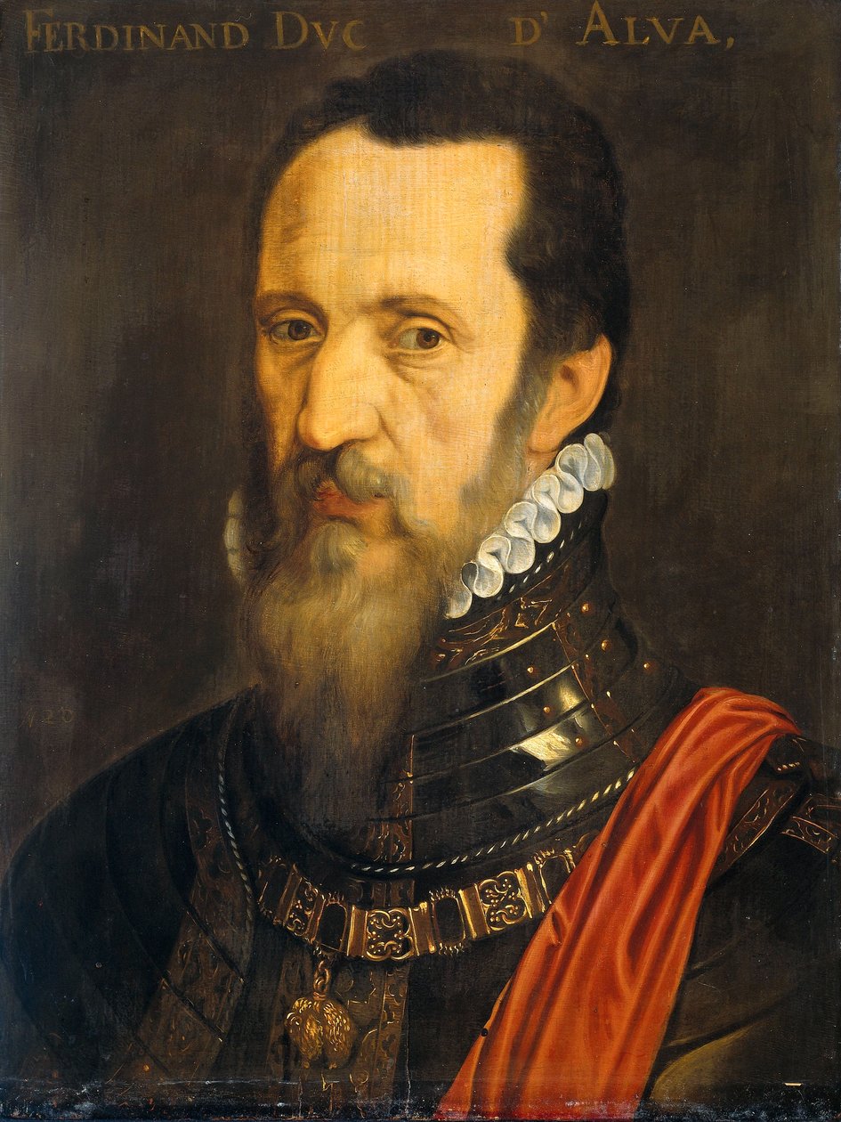 Alban herttuan Fernando Alvarez de Toledon muotokuva tekijältä After Willem Key