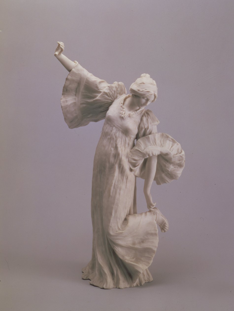 Tanssija, pöydän keskipisteestä, Sevres, 1900 (keksi) tekijältä Agathon Leonard