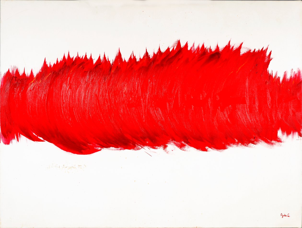 Twister, 2014 (öljy kankaalle) tekijältä Agnes Girardon