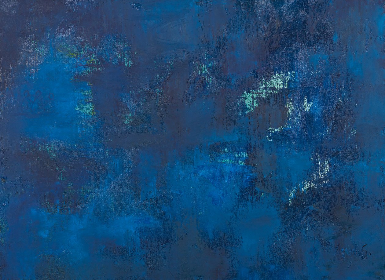 Universe, 2018 (öljy kankaalle) tekijältä Agnes Girardon