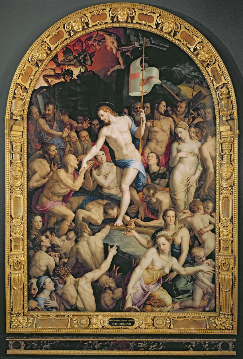 Kristus Limbossa, 1552 tekijältä Agnolo Bronzino