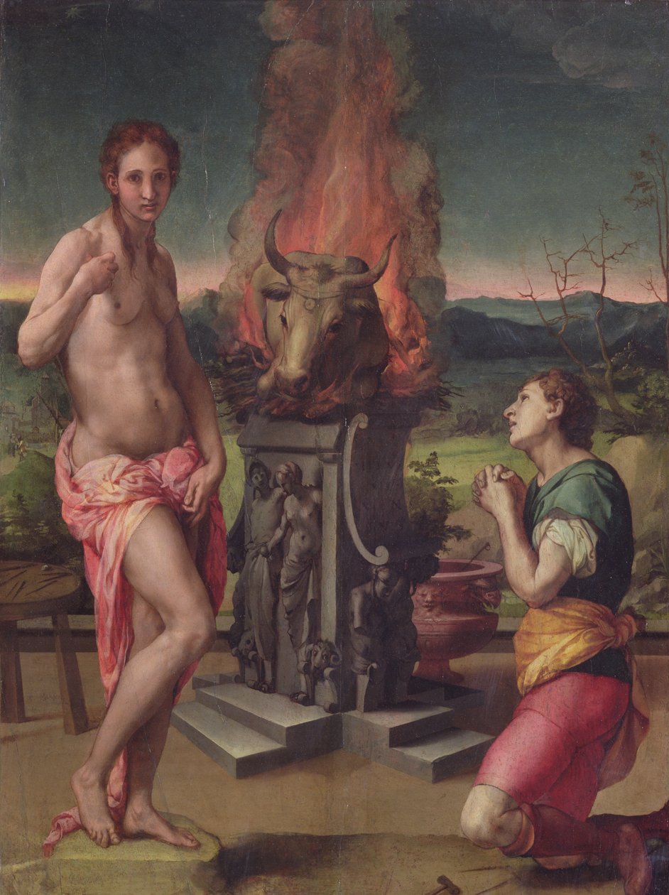 Galatea ja Pygmalion, n. 1529 tekijältä Agnolo Bronzino