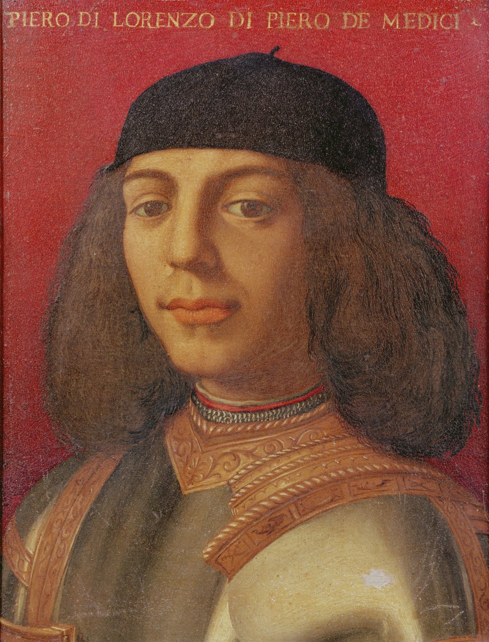 Piero di Lorenzo de Medicin muotokuva tekijältä Agnolo Bronzino