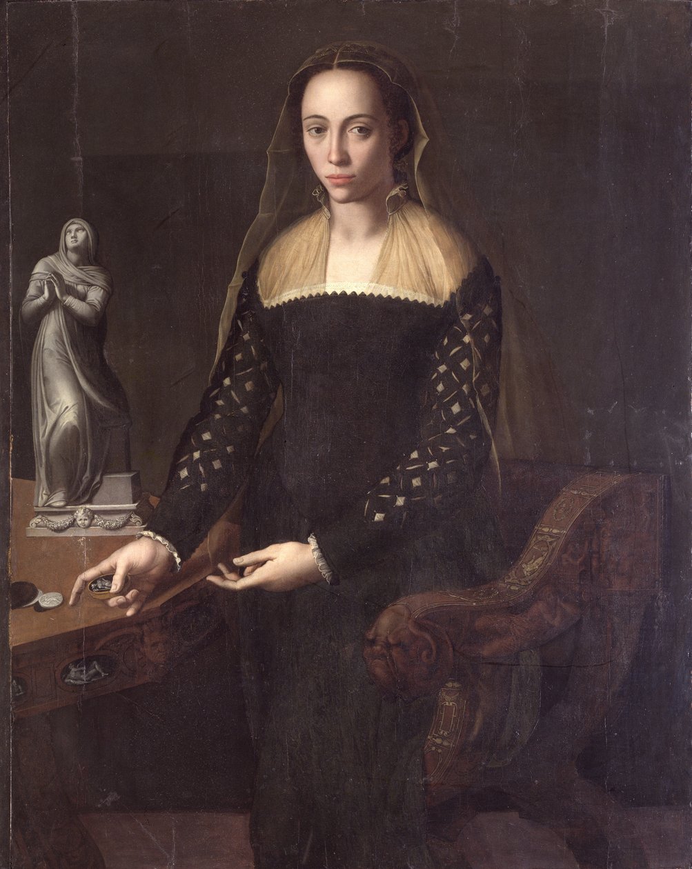 Gentlewomanin muotokuva, 1559 tekijältä Agnolo Bronzino