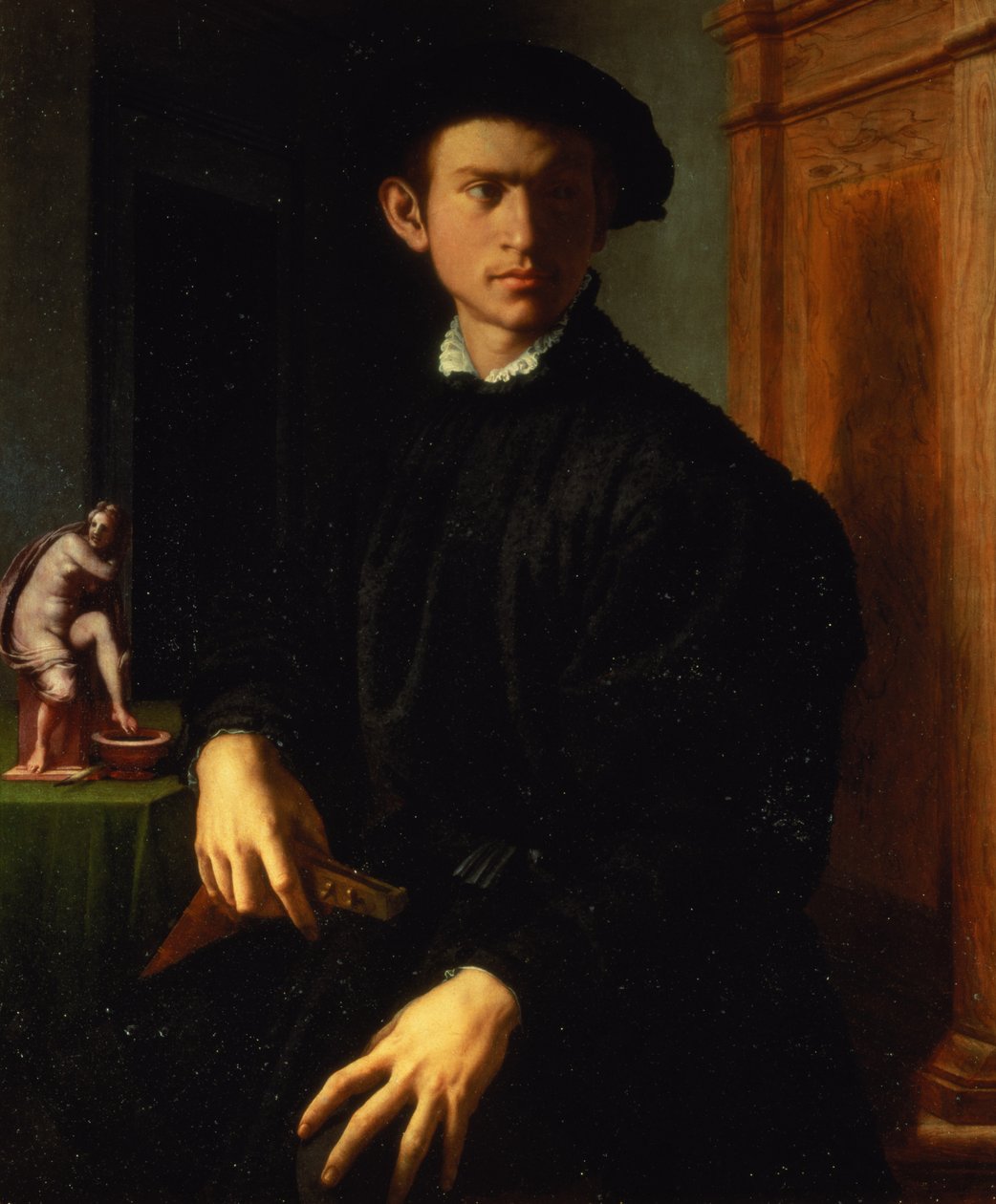 Nuoren miehen muotokuva, n. 1532-40 tekijältä Agnolo Bronzino