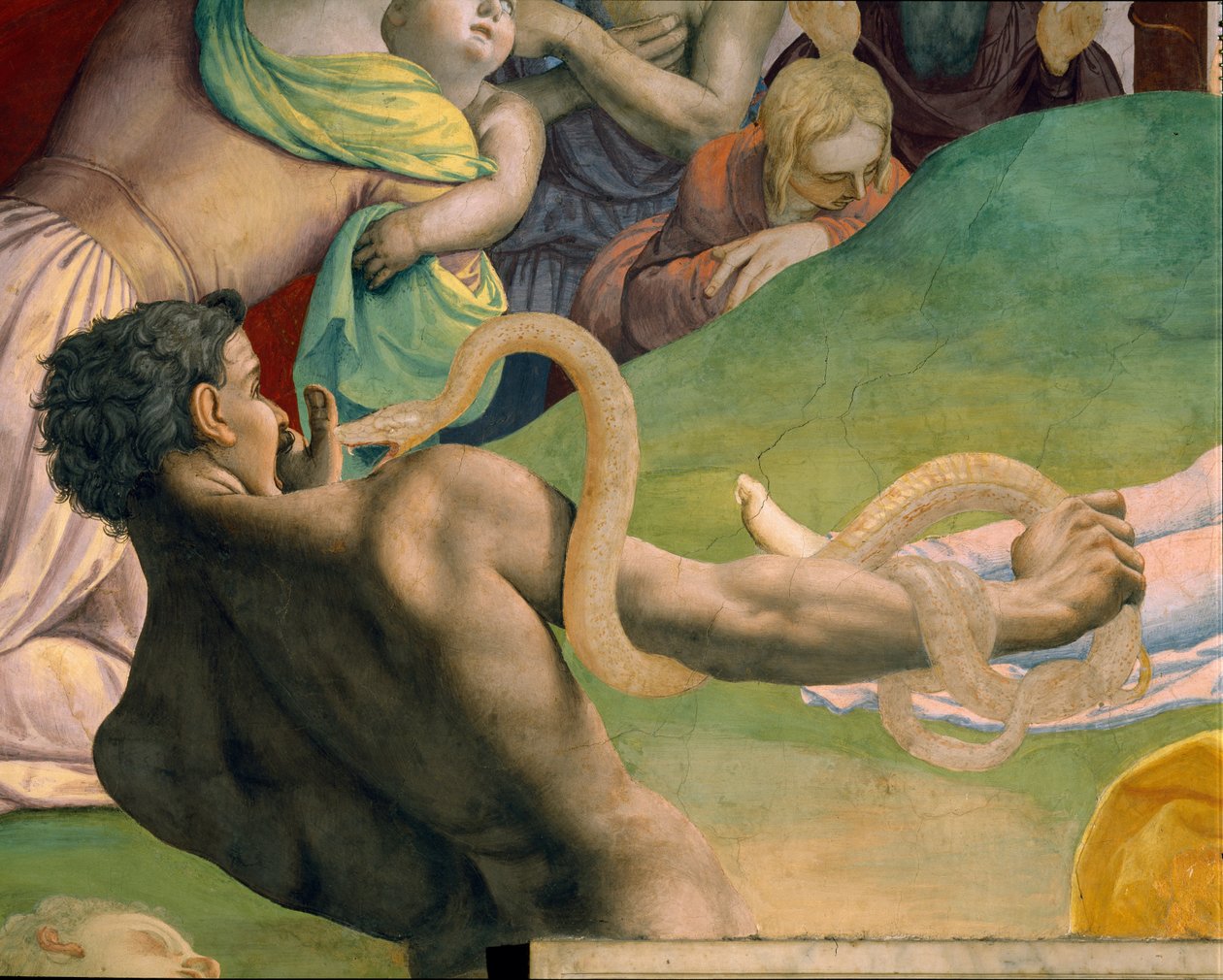 Pronssikäärmeen palvonta tekijältä Agnolo Bronzino