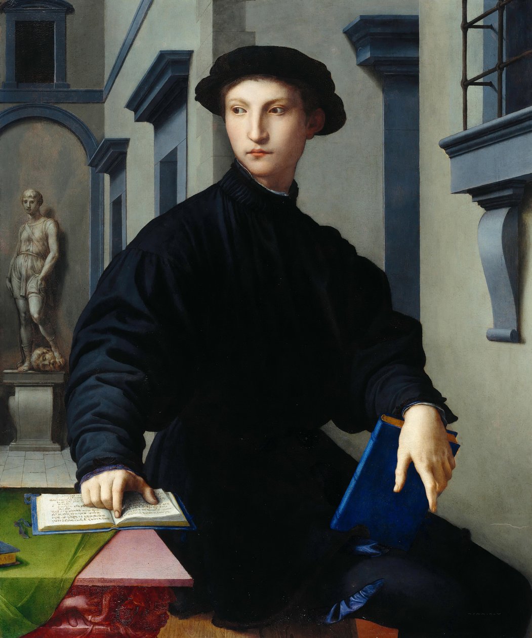 Ugolino Martelli, 1536-37 (öljy poppelilevylle) tekijältä Agnolo Bronzino