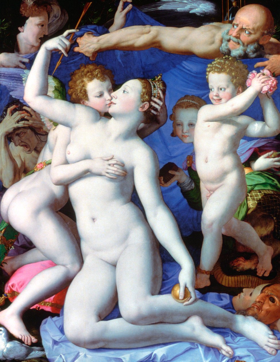 Allegoria Venuksen ja Amorin kanssa, c1523-1568 tekijältä Agnolo Bronzino