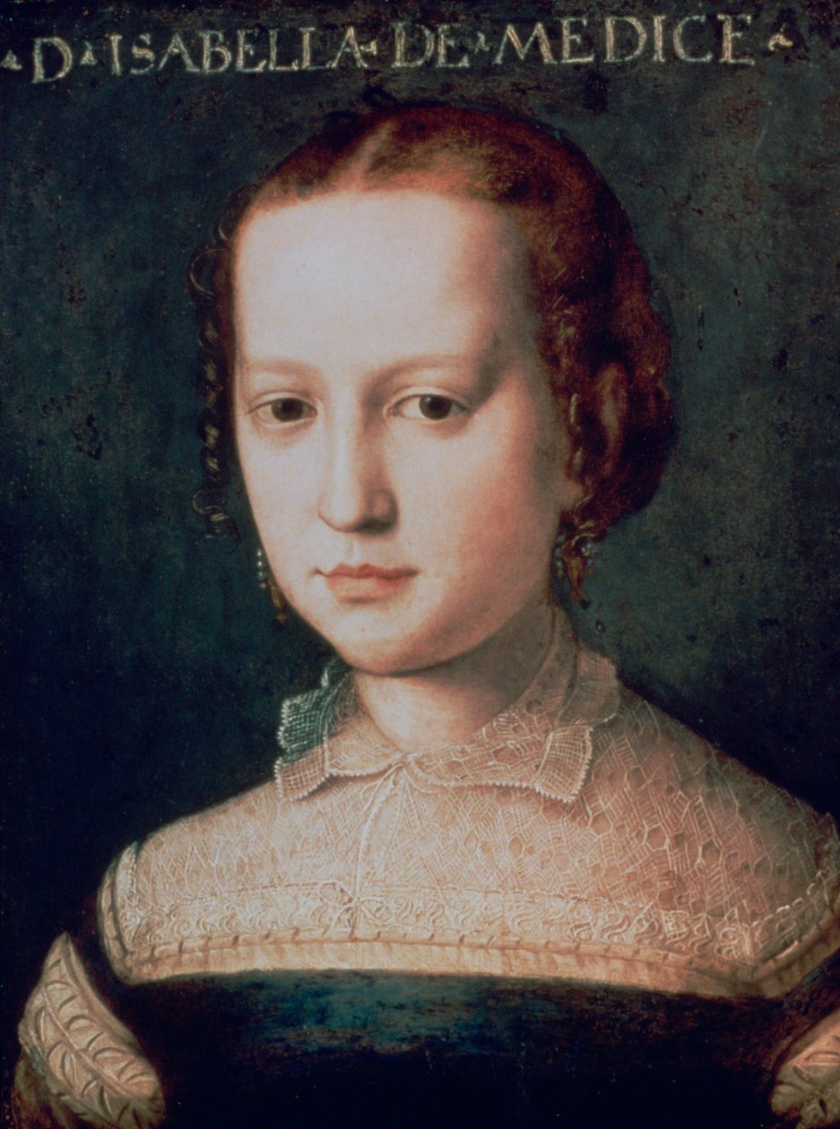 Isabella de Medici, 1500-luku tekijältä Agnolo Bronzino