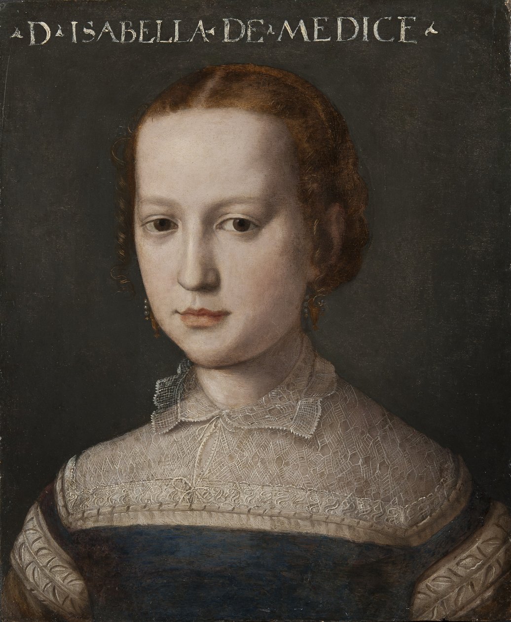 Isabella de Medici, noin 1555 tekijältä Agnolo Bronzino