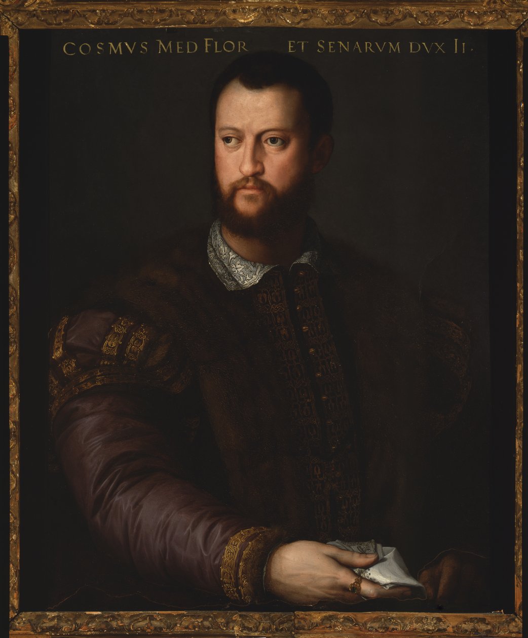 Cosimo I de Medicin muotokuva, 1566 tekijältä Agnolo Bronzino