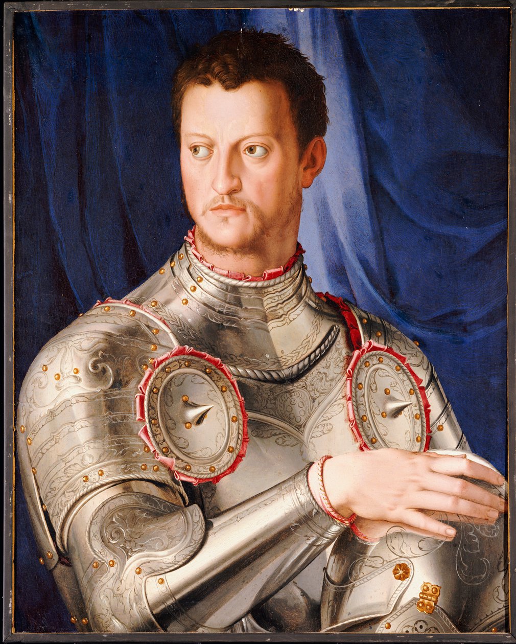 Cosimo I de "Medicin muotokuva, n. 1545 tekijältä Agnolo Bronzino