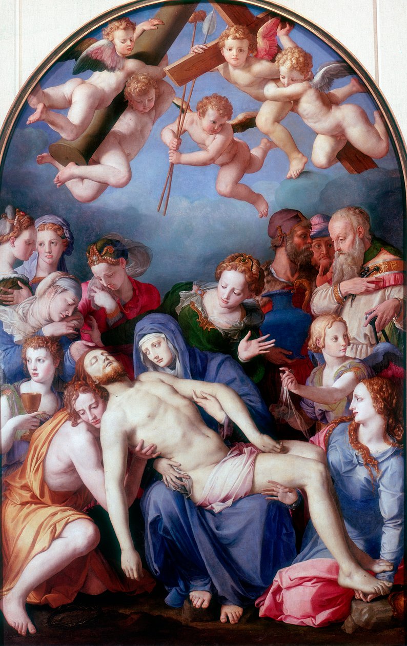 Laskeuma ristiltä, 1443-1445 tekijältä Agnolo Bronzino