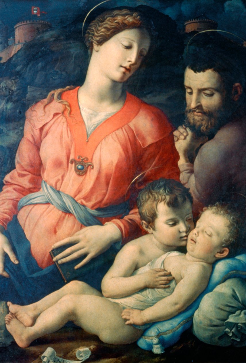 Panciatichin pyhä perhe, 1530-1532 tekijältä Agnolo Bronzino