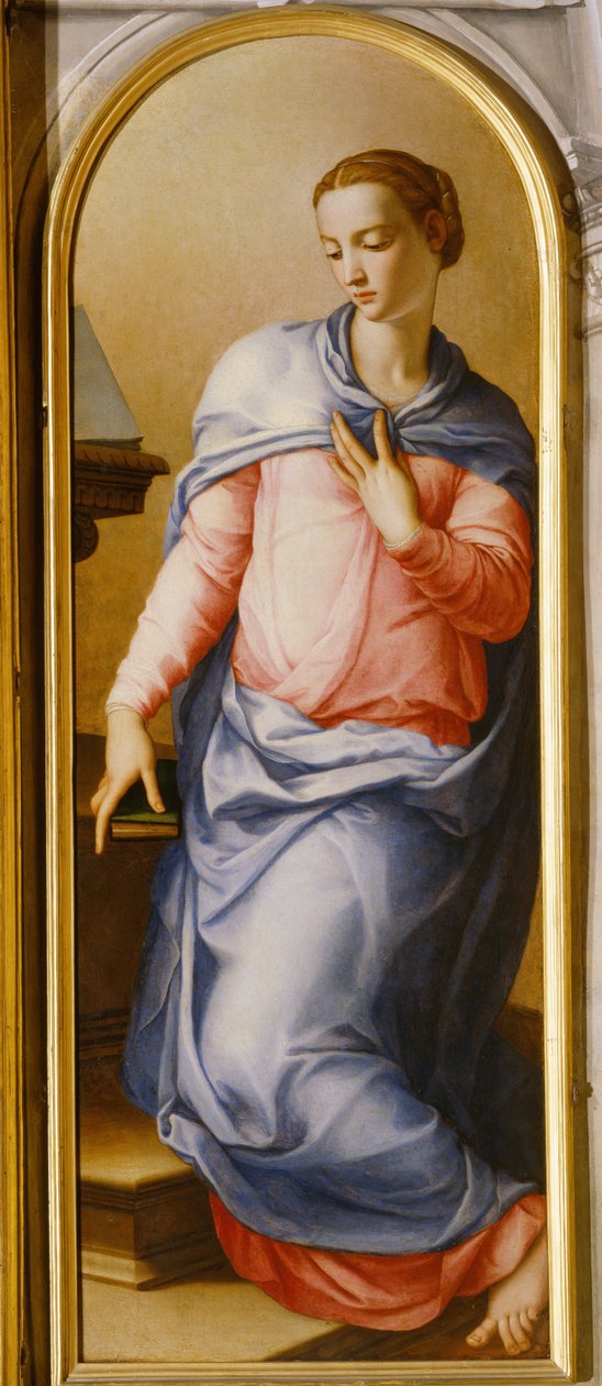 Neitsyt Marian ilmestys tekijältä Agnolo Bronzino