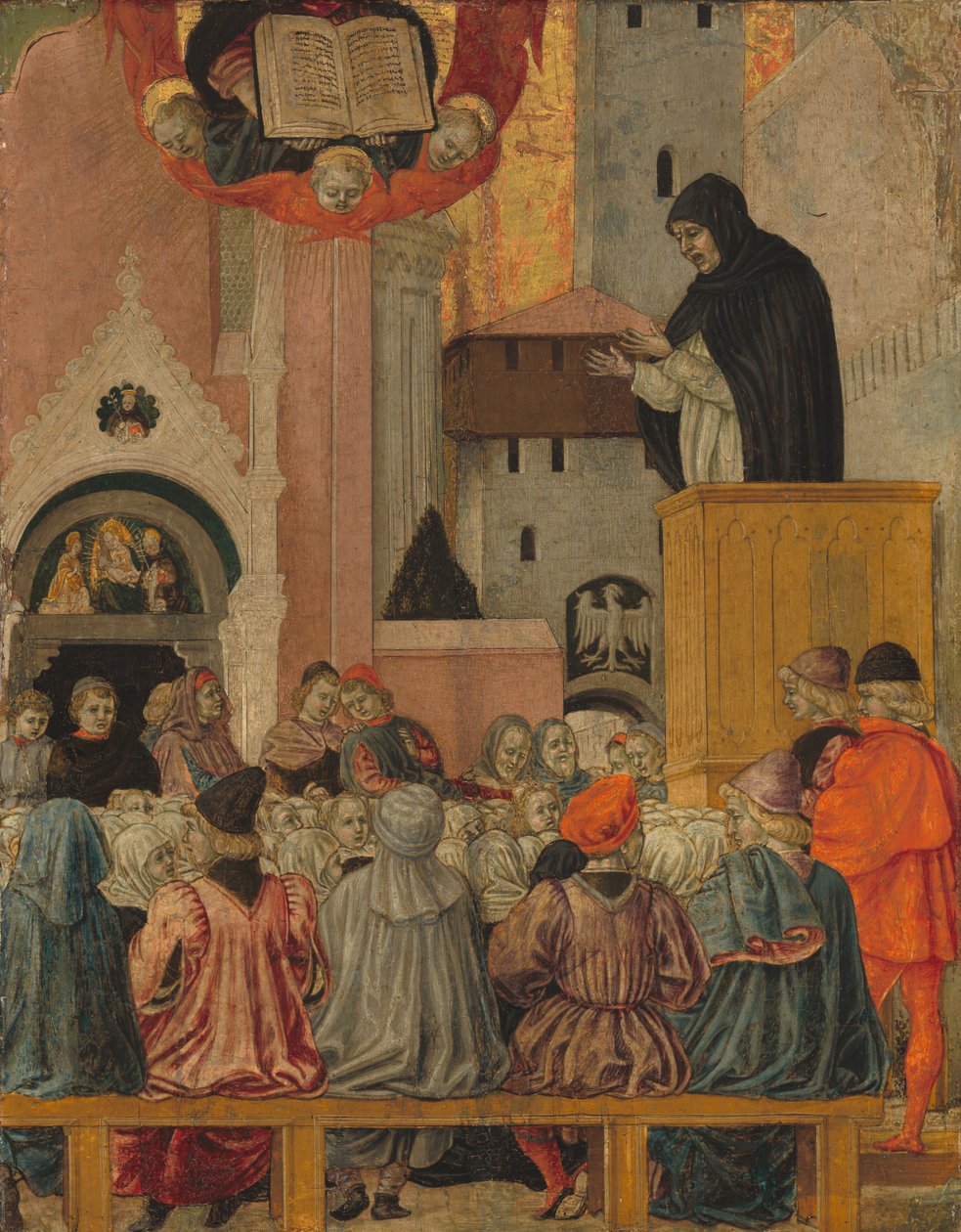Dominikaaninen saarna, n. 1470 (tempera poppelilevyssä) tekijältä Agnolo degli Erri