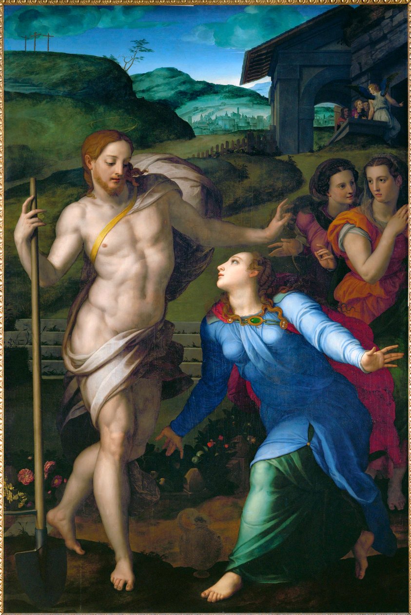 Kristus ilmestyy Pyhälle Magdaleenalle ... tekijältä Agnolo di Cosimo Bronzino