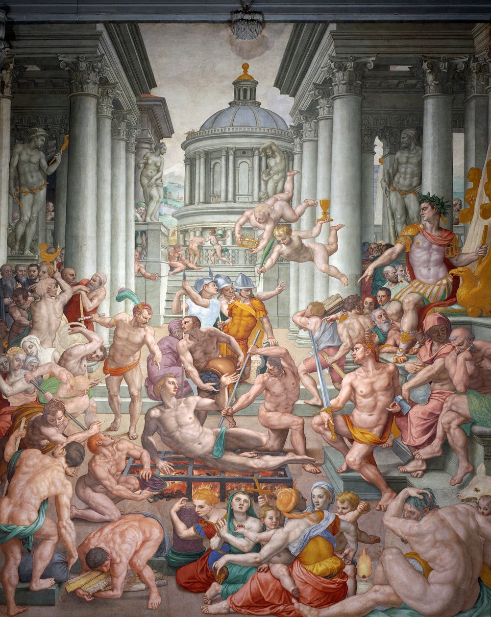 Pyhän Laurentiuksen marttyyrikuolema tekijältä Agnolo Bronzino