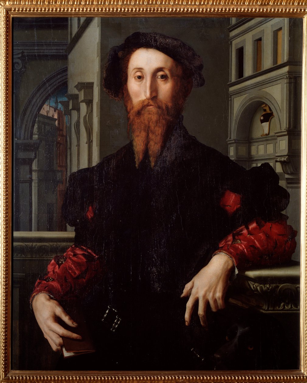 Muotokuva Bartolomeo Panciatichista, firenzeläisestä humanistista ja poliitikosta (maalaus, n. 1540) tekijältä Agnolo Bronzino