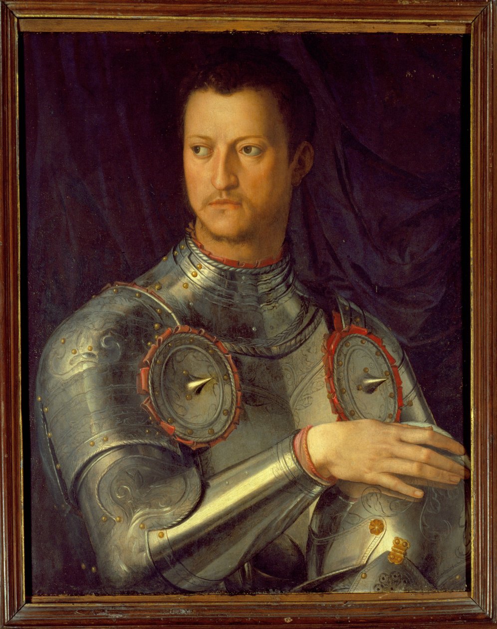 Cosimo I:n (1519-74) de Medicin muotokuva tekijältä Agnolo Bronzino
