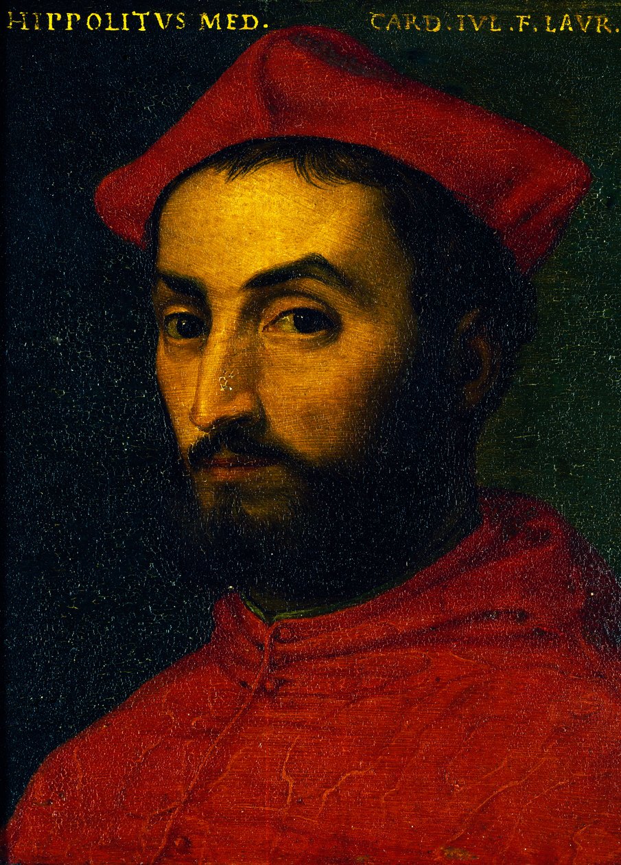 Ippolito de Medicin muotokuva (Urbino tekijältä Agnolo Bronzino