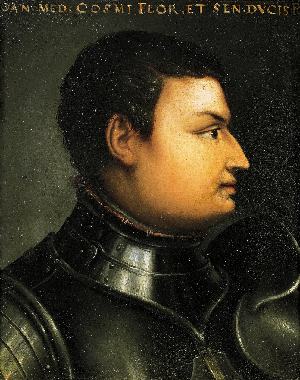 Lodovico de Medicin muotokuva, joka tunnetaan myös nimellä Giovanni dalle Bande Nere (Forli tekijältä Agnolo Bronzino