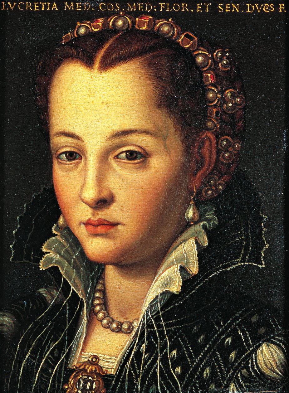 Lucrezia de Medicin muotokuva (Firenze tekijältä Agnolo Bronzino