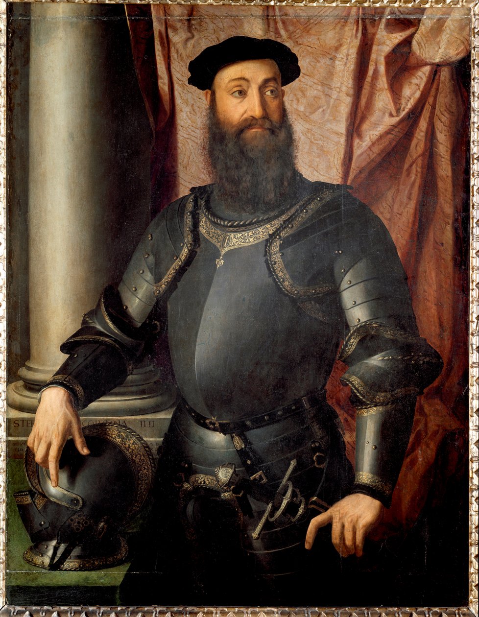 Condottiere Stefano Colonnan muotokuva tekijältä Agnolo Bronzino