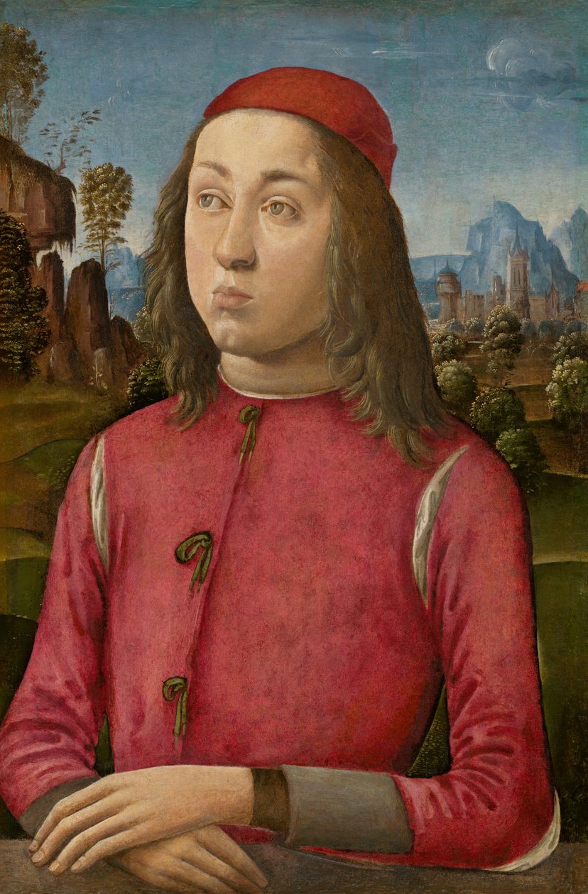 Nuoren muotokuva tekijältä Agnolo di Domenico del Mazziere or Donnino di Domenico