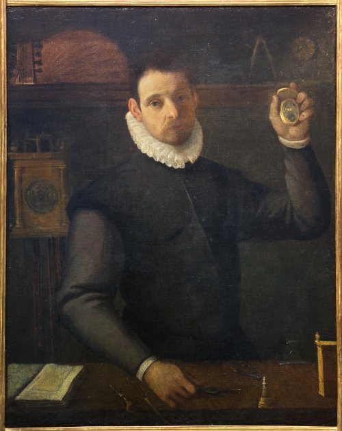 Omakuva kelloseppänä tekijältä Agostino Carracci