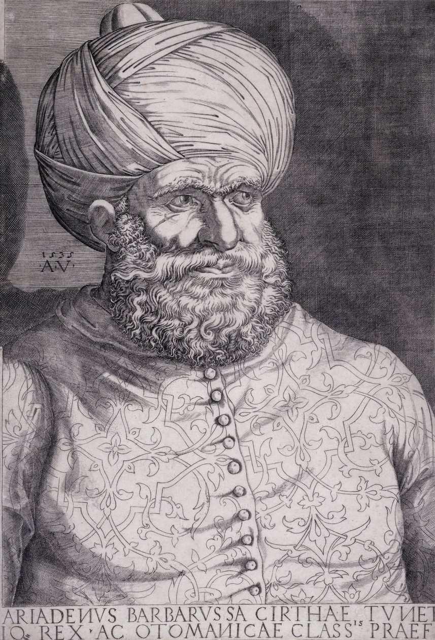Barbarossa (Khayr ad-Din) (k. 1546) 1535 tekijältä Agostino Musi