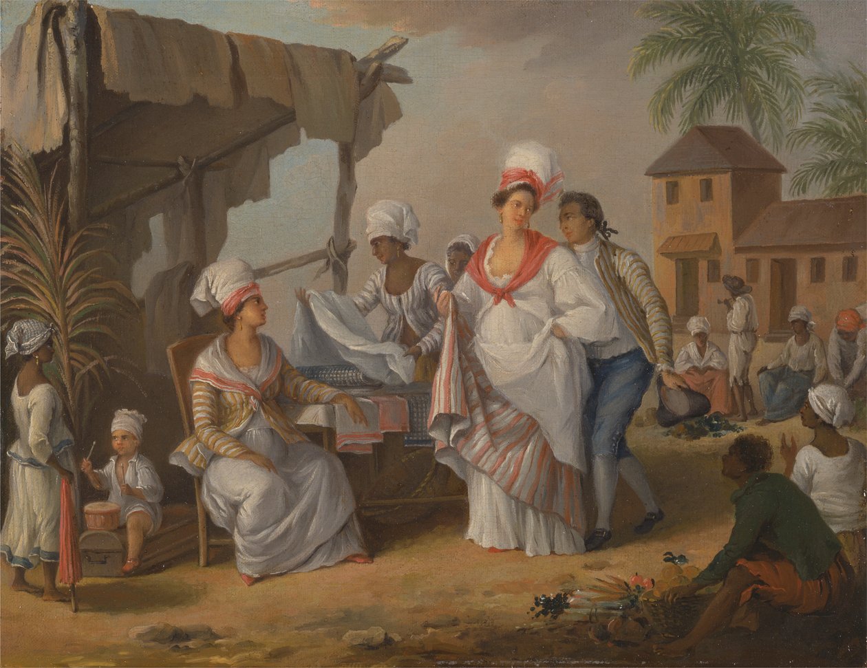Market Day, Roseau, Dominica tekijältä Agostino Brunias
