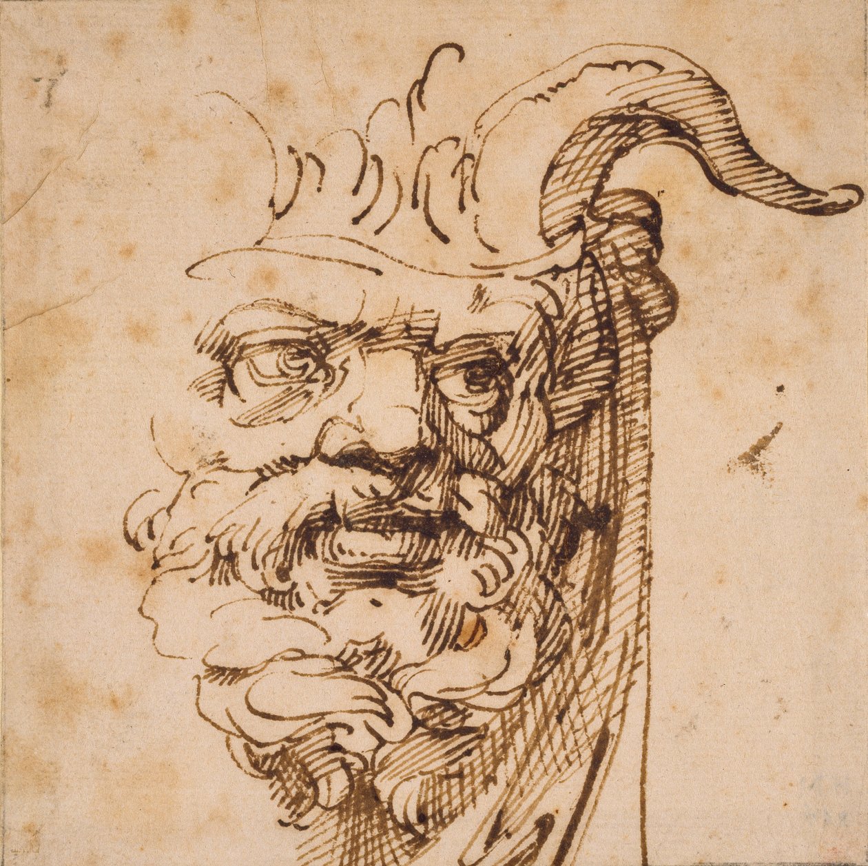 Silvan Mask, 1570-1602 tekijältä Agostino Carracci