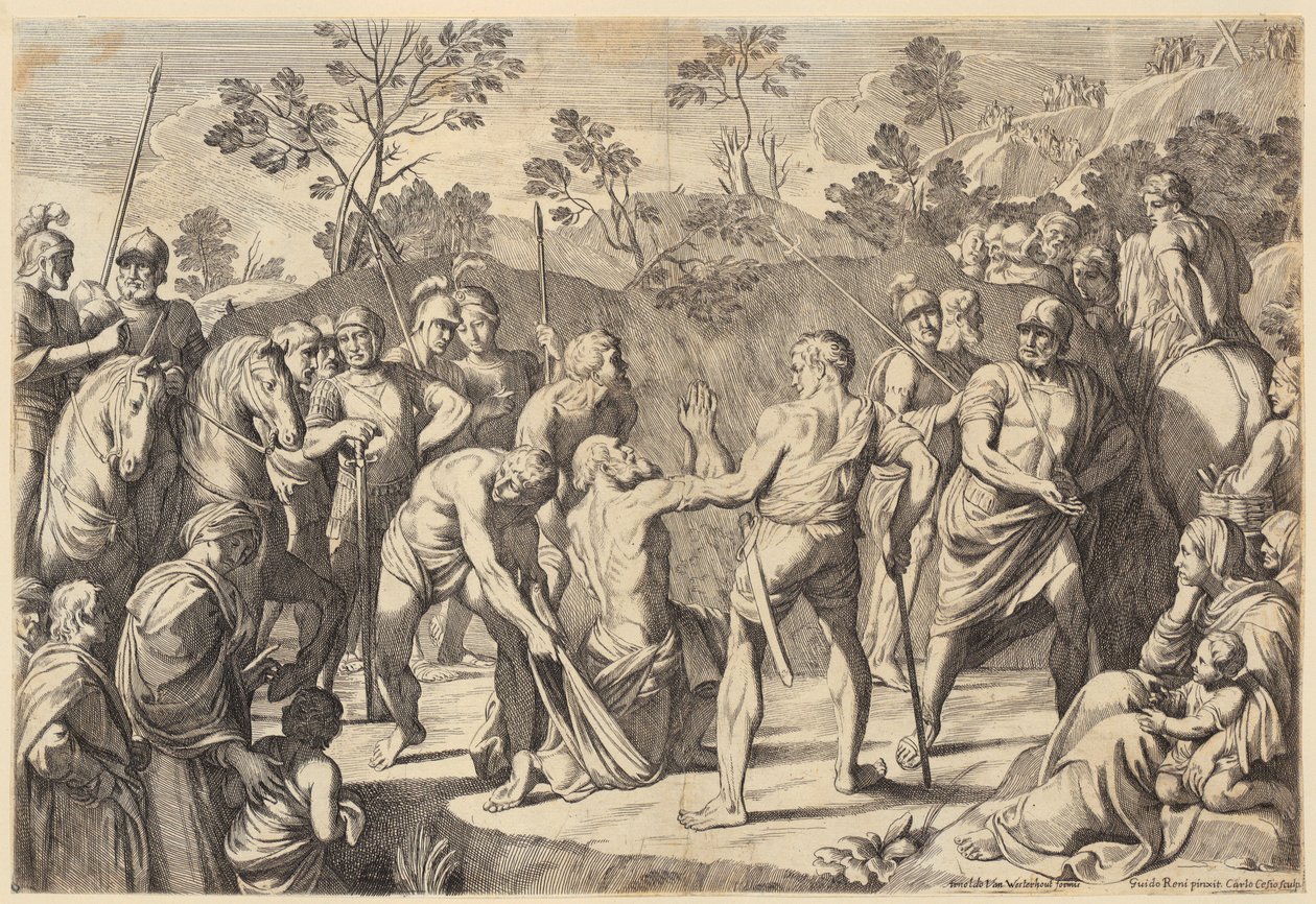 Aeneas pakenee perheineen Troijasta tekijältä Agostino Carracci