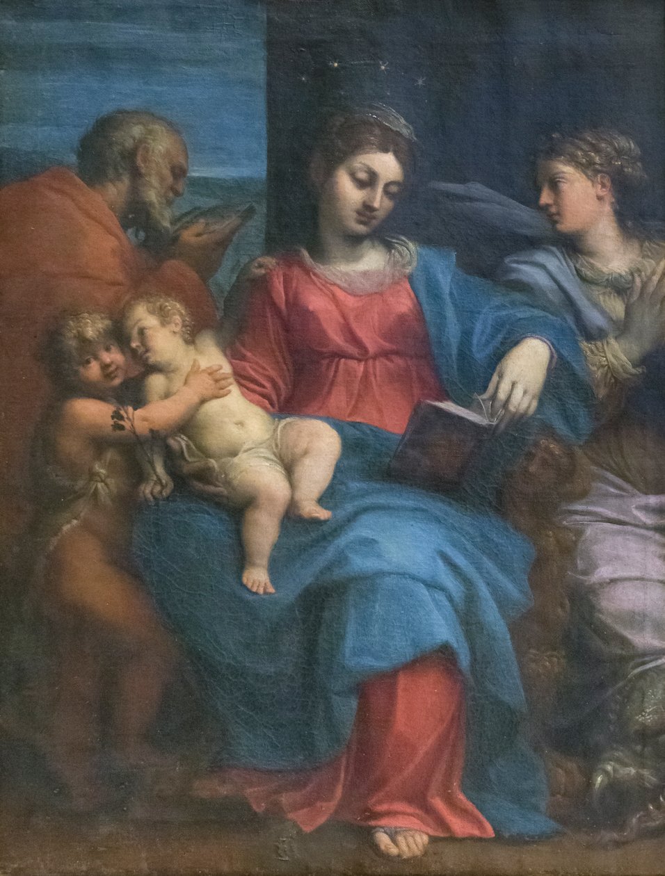 Sagrada família com Santa Margarida Finlandesa tekijältä Agostino Carracci